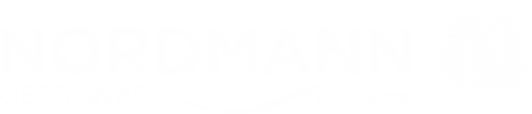 Logo getränke Nordmann in weiß